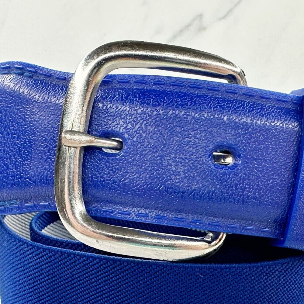 Adidas Blue Stretch Baseball Belt Youth One Size OS - Picture 2 of 12